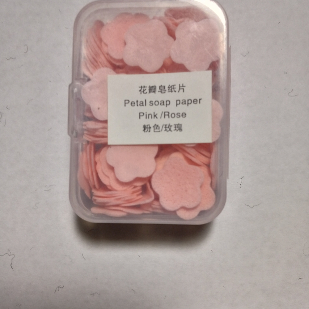Rose Petal Paper Soap